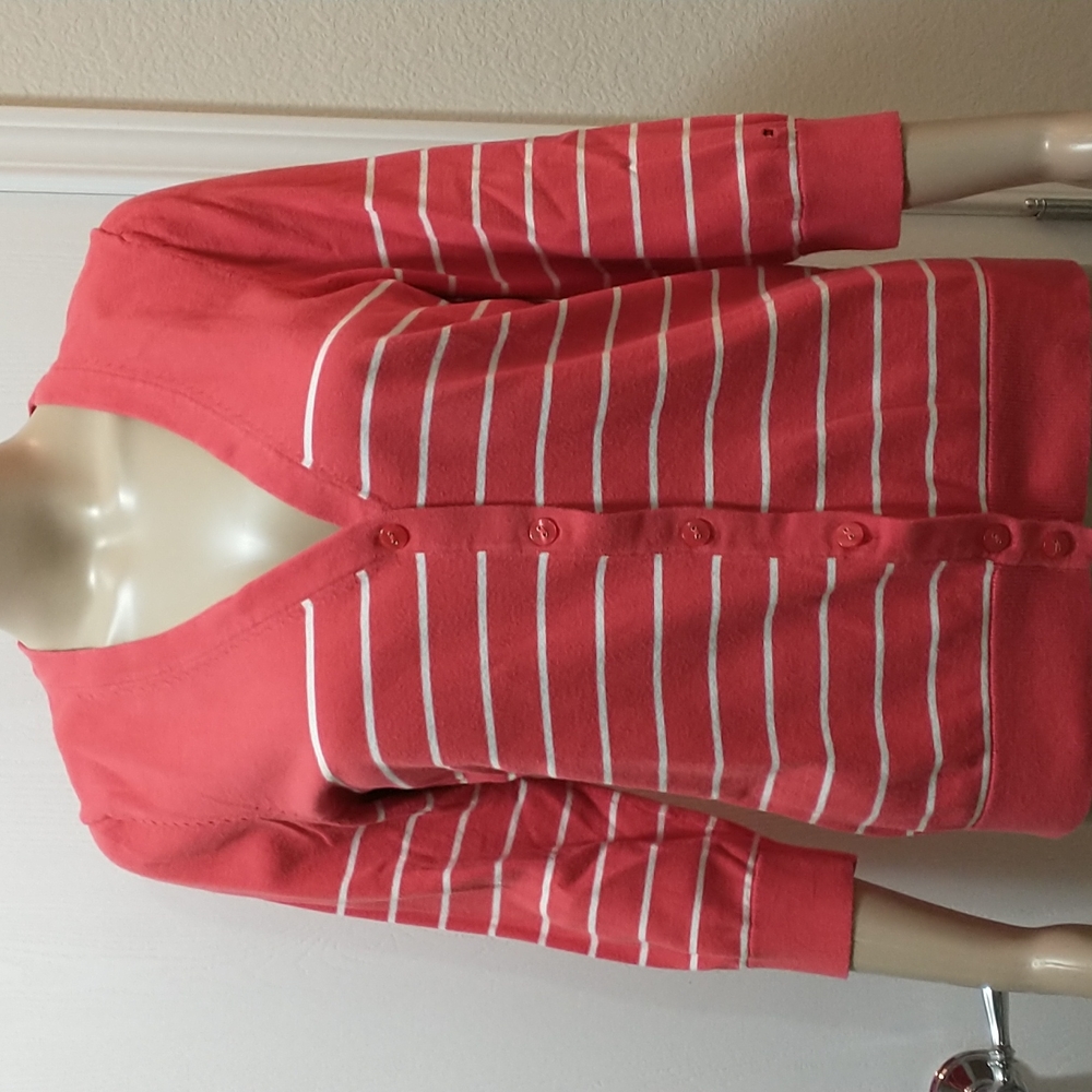 Red/White Tommy Hilfiger cardigan